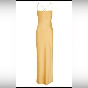 Sydney Straight Neck
Slip Maxi Dress - Yellow
